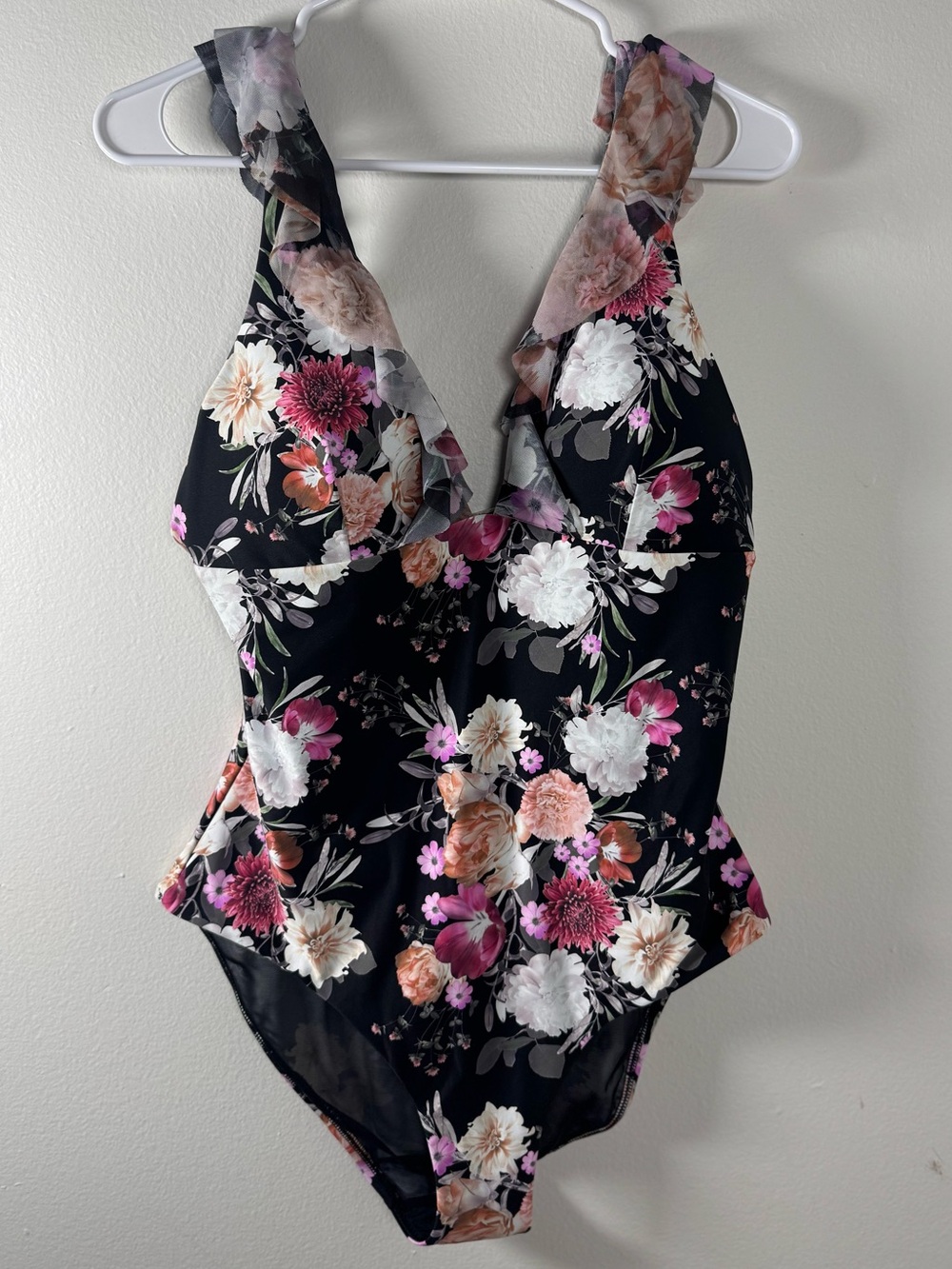 NWT Sea Level Swim Belle Ruffle Floral Swimsuit One Pieces Size 12 - Picture 5 of 15